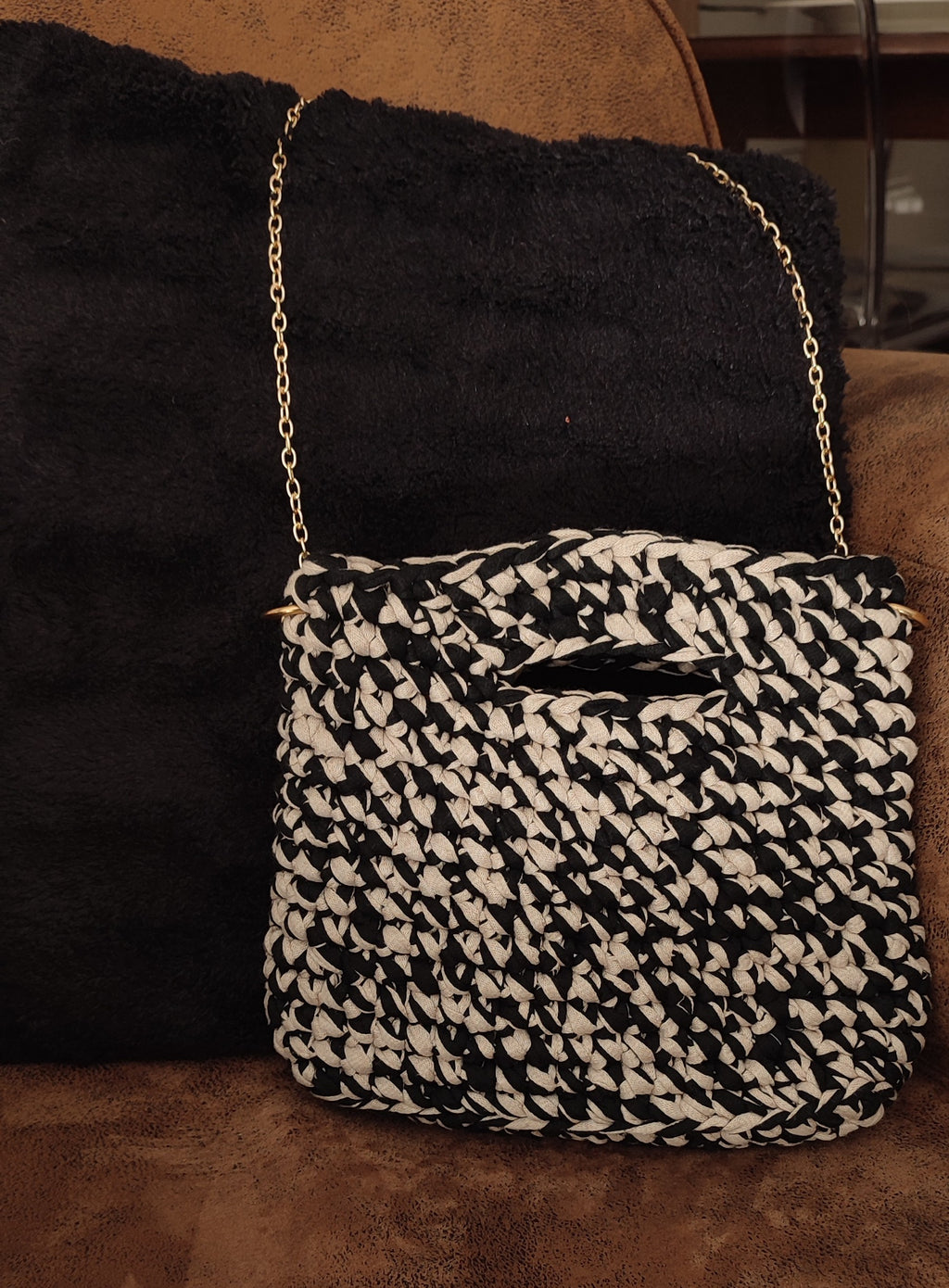 Sac Coco - noir et beige