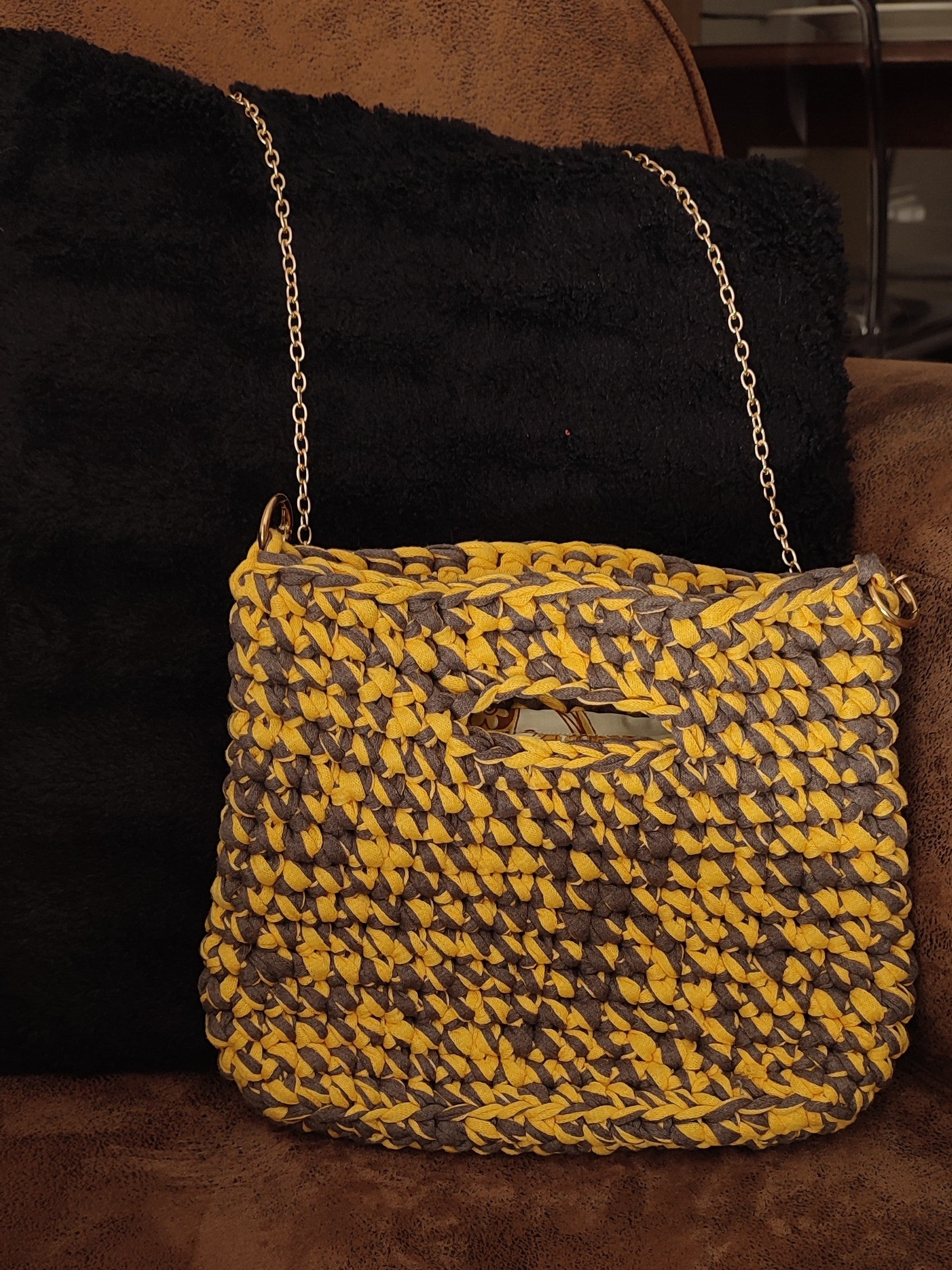 Sac Coco - jaune et marron