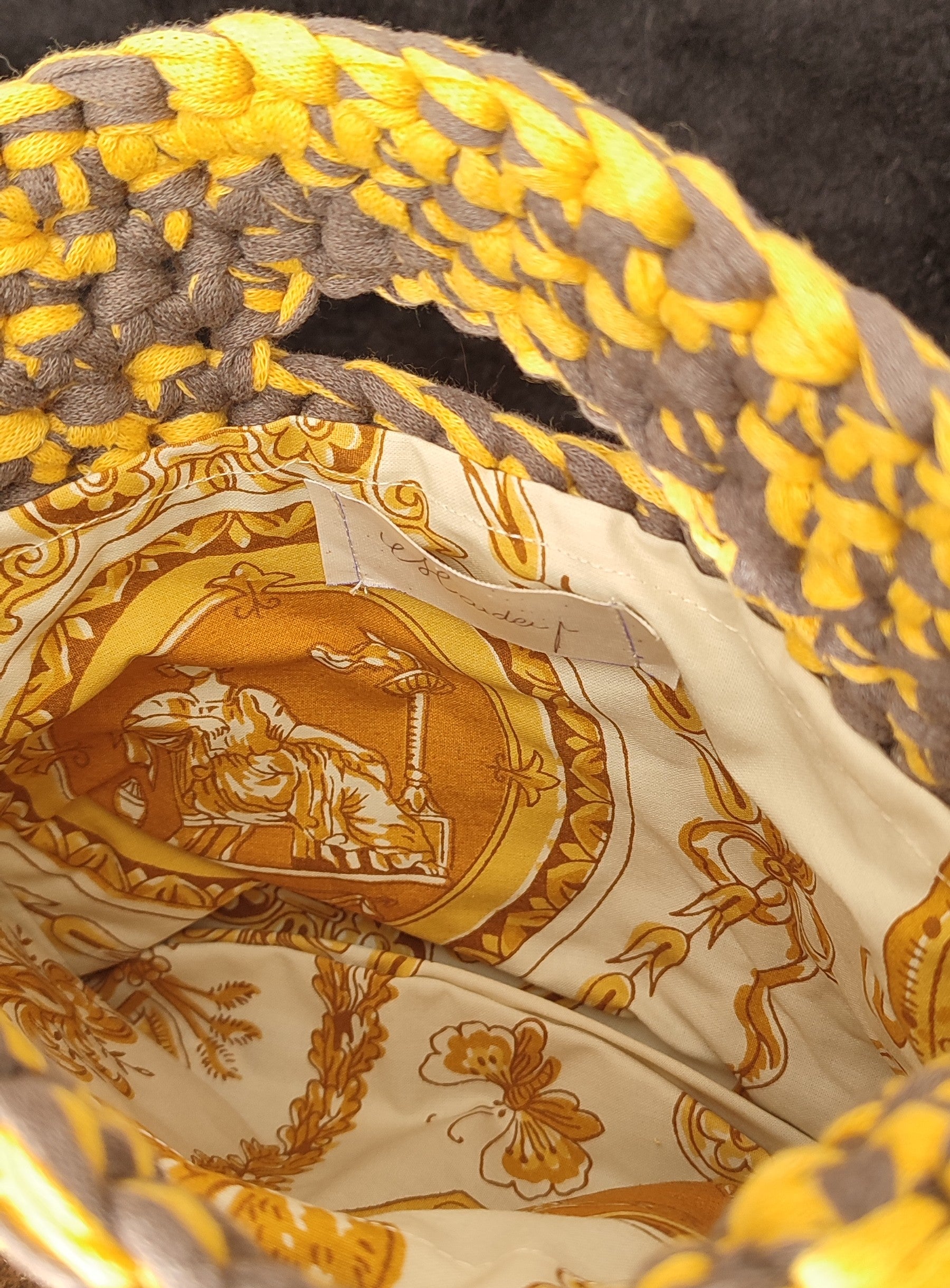 Sac Coco - jaune et marron