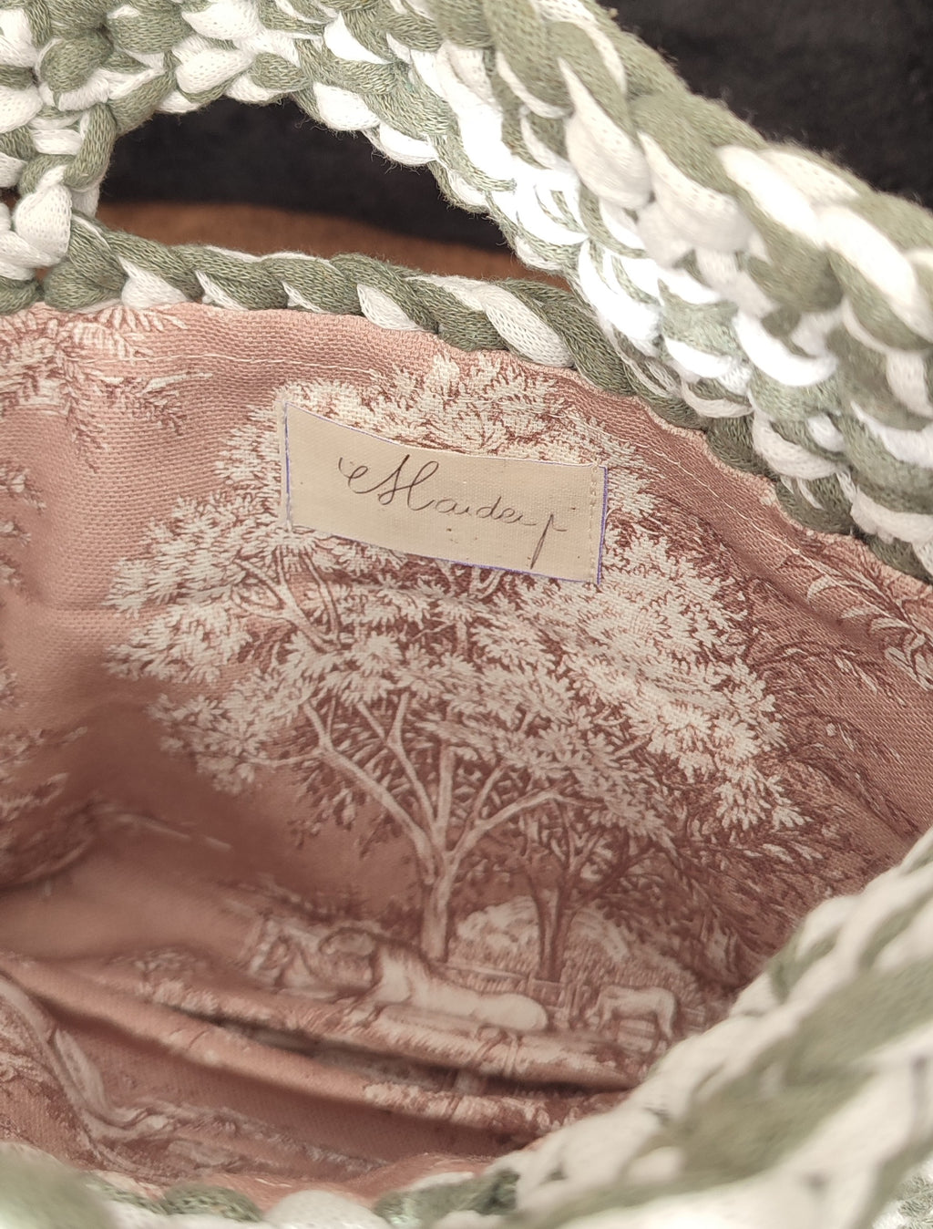 Sac Coco - blanc et vert