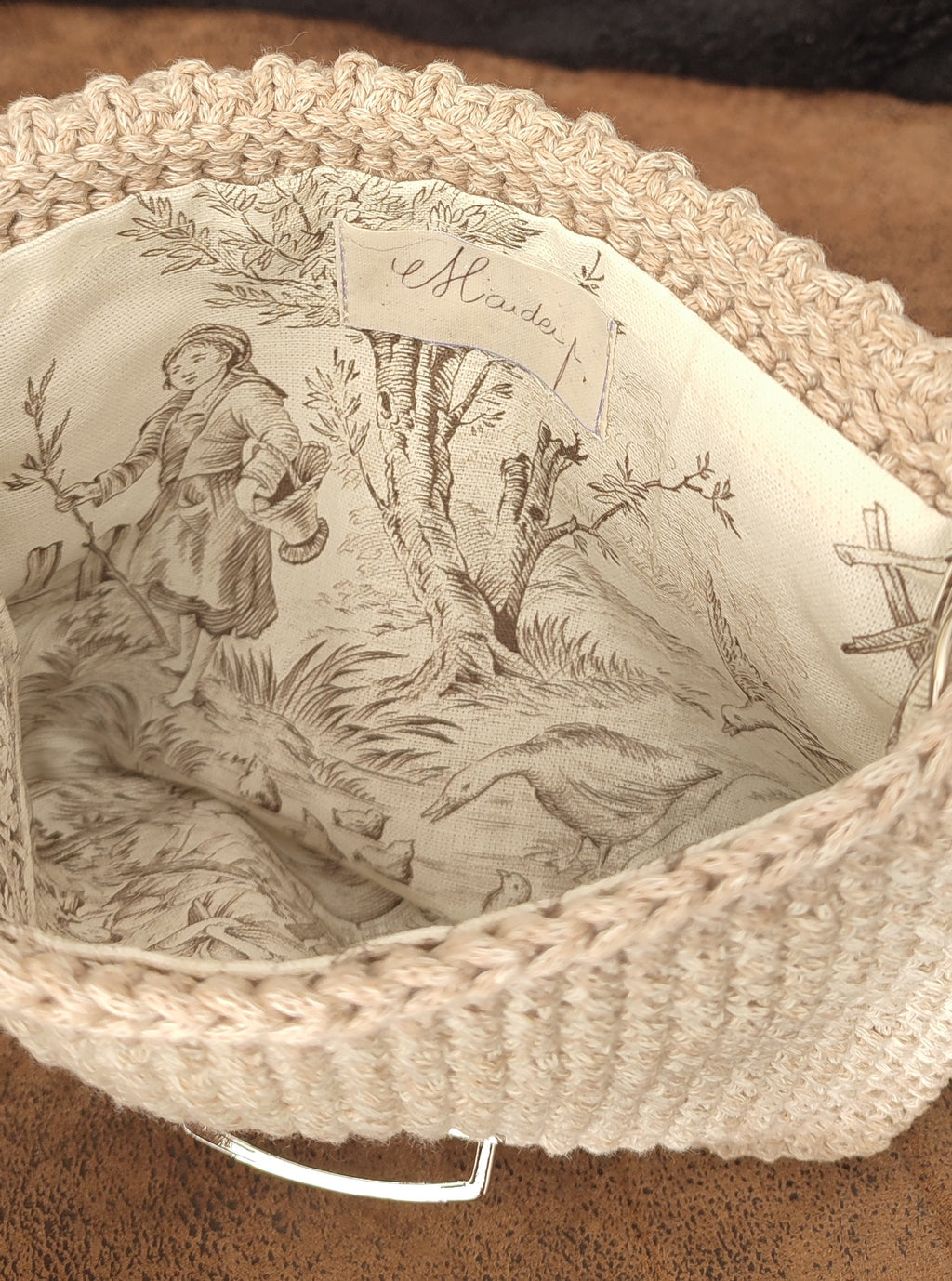 Sac Maé - beige chiné