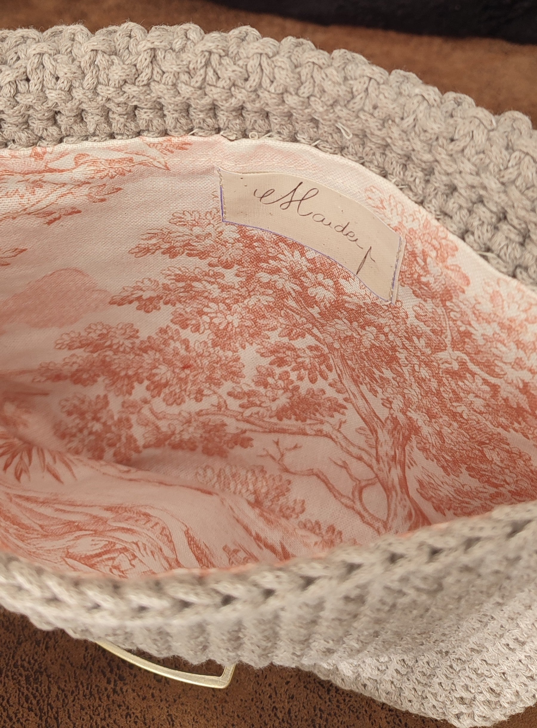 Sac Maé - gris clair